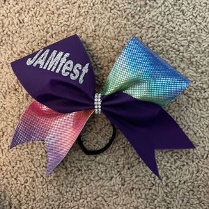 JAMFest Shimmer Multi-Color Cheer Bow